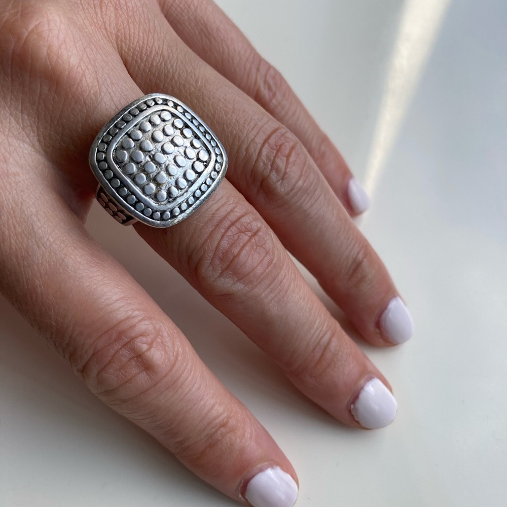 Anna Beck-inspired silver ring | size 6.5-7 fit